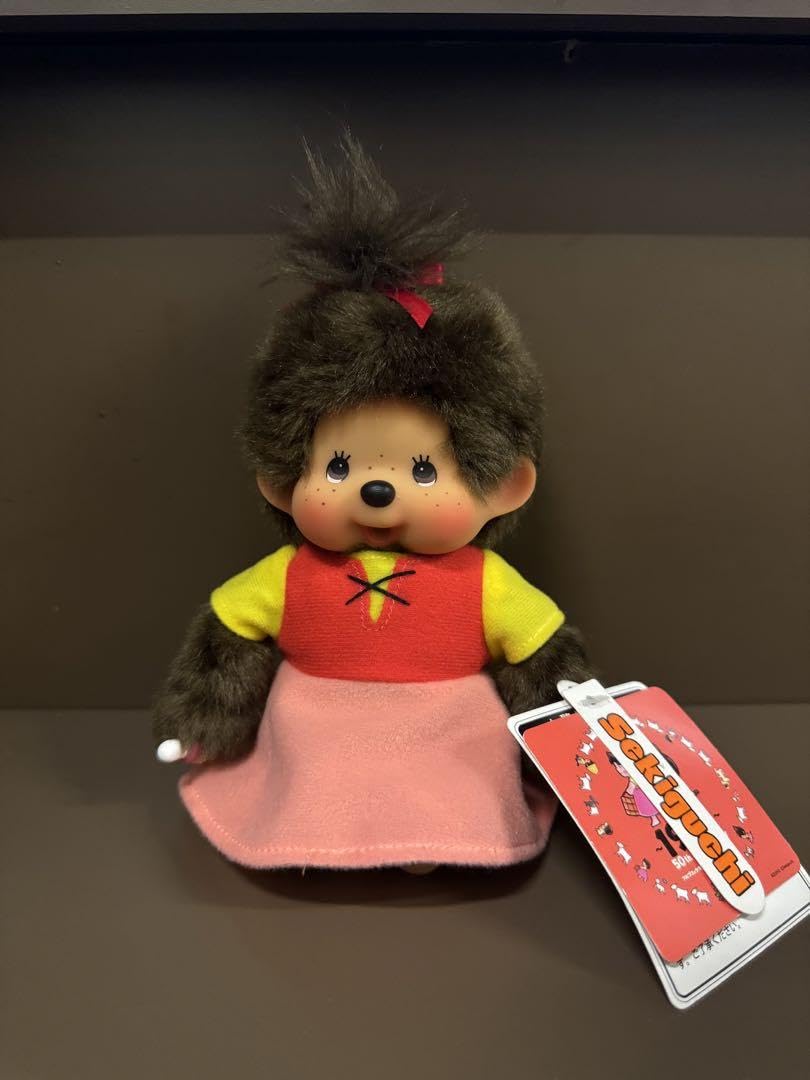 モンチッチ 50周年記念　ぬいぐるみ　女の子 レッツ！パーティ ベビチッチ Sサイズ 女の子|【ぬいぐるみの
